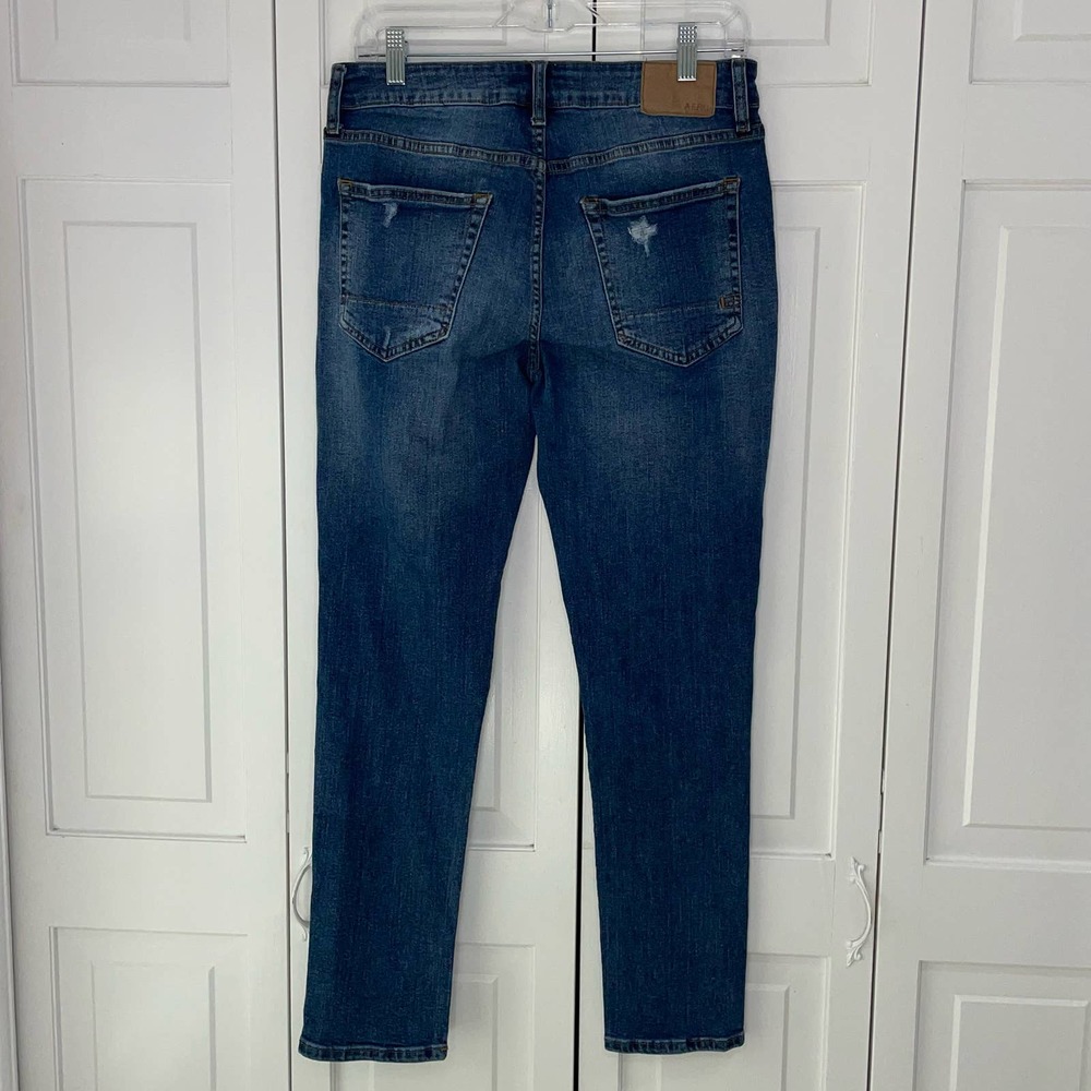 Aerpostale Men's Athletic Skinny Distressed Jeans 29/30 - Picture 5 of 7
